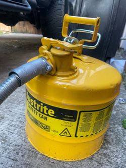 Justrite 5 gallon gas tank