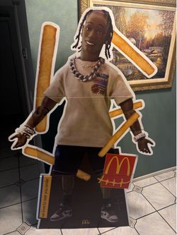 Travis Scott McDonald’s Lifesize Cutout