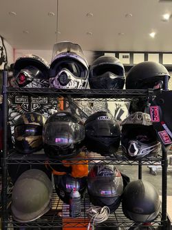 Multiple helmets open to offers