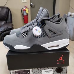 $ 320 Local pickup  only. 2019 Air Jordan 4 Cool Grey  Size 11.5  OG Everything Worn Twice No Trades Ebay Authenticated Price Is Firm