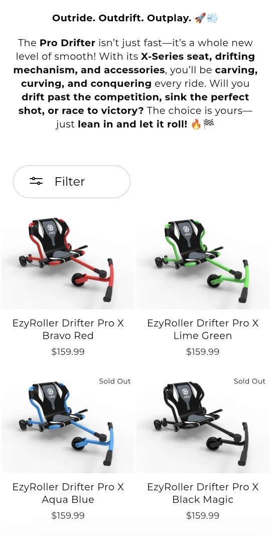 Eazy Roller Pro, Both Are Adjustable