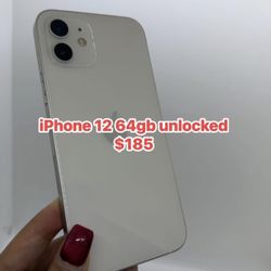  📲 IPhone 12 64 gb $185