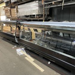 64’ Straight Glass Service Meat Cases Hill/phx