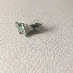 Silver Lightning Bolt Earrings
