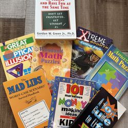 Smart Kids Learning Bundle (Math, Life Skills, Puzzles) – 8 Books