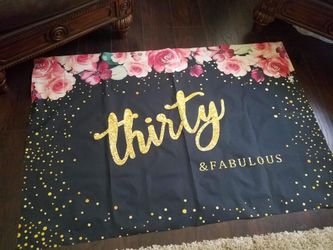 30th birthday banner