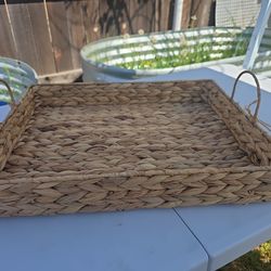 Flat Woven Basket