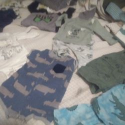 BABY BOY CLOTHES PLUS SHOPPING CART COVER