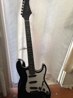 BCP Black Electric Guitar Stratocaster Style