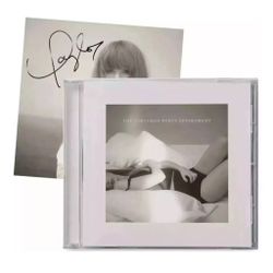 Taylor Swift The Tortured Poets Department Cd + Signed Photo