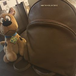 Michael Kors Leather Backpack 
