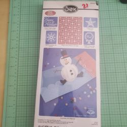 Sizzix Snowman Die And Embossing Folders