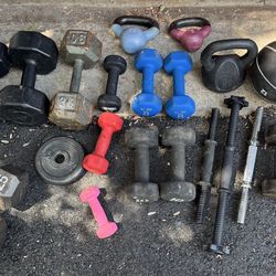 Dumbbell and Kettlebell Weights