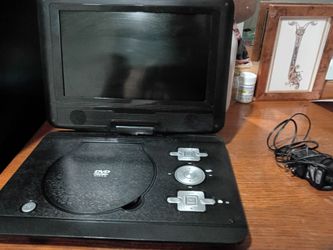 Portable DVD player with charger cord