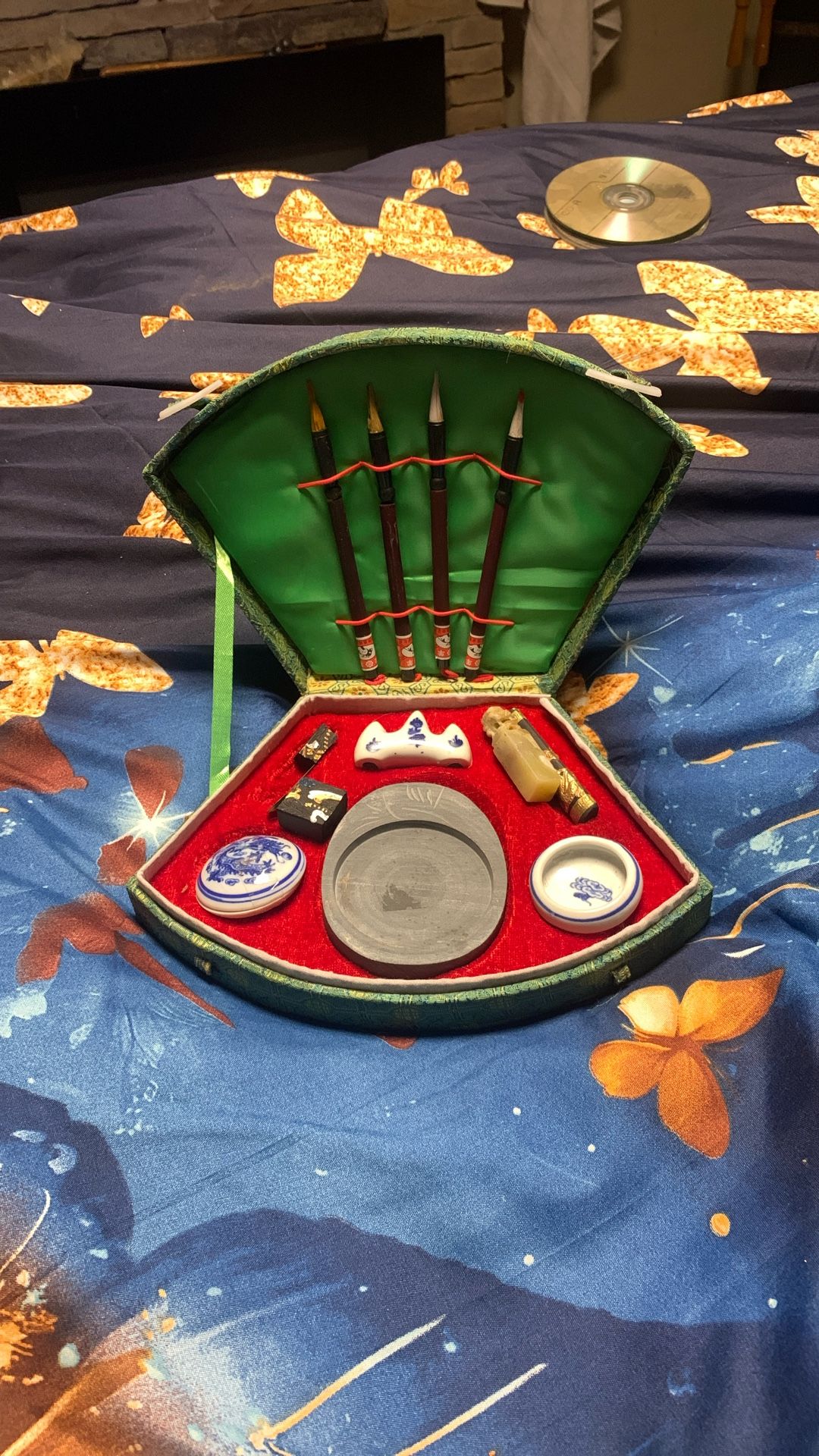 Vintage Japanese Calligraphy Set