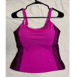 Athleta Coastline Bra Cup Tankini Top Size 34D