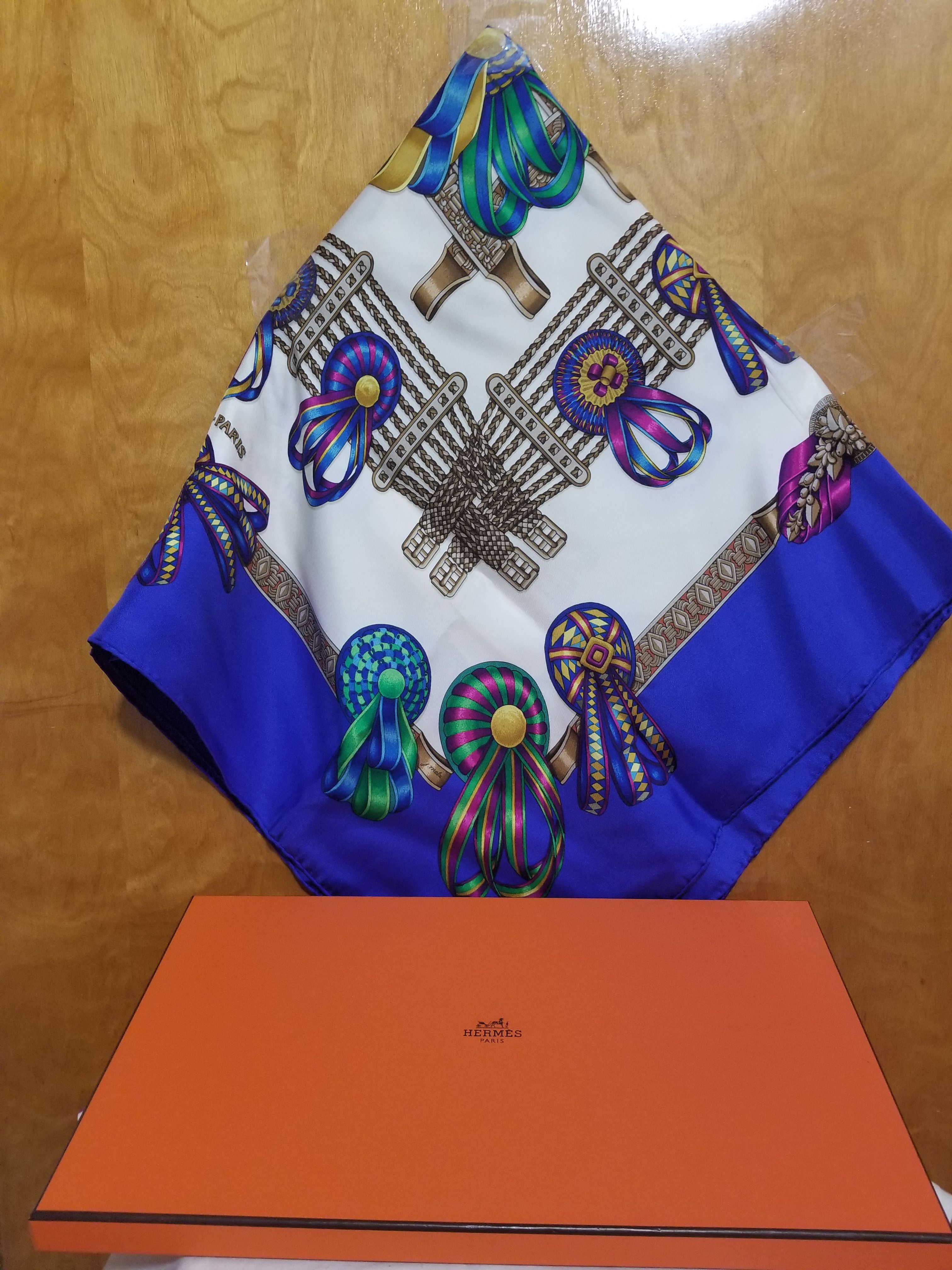 Authentic Hermes Silky Scarf/Shawl