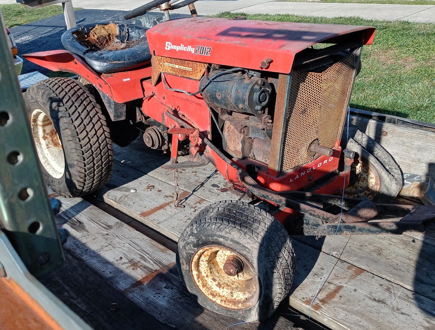 Vintage simplicity 2012 tractor for sale