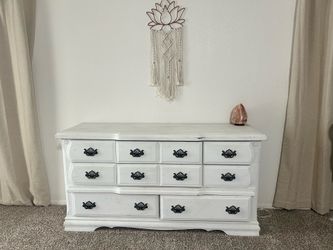 Solid wood dresser
