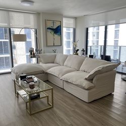 Beige Cloud Sectional (BRAND NEW)
