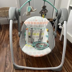 Baby Swing with Timer, Music, Levels 
