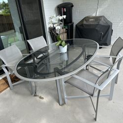Brown Jordan Patio Dining Set (Originally Purchased for $15K) – High-End Outdoor Furniture