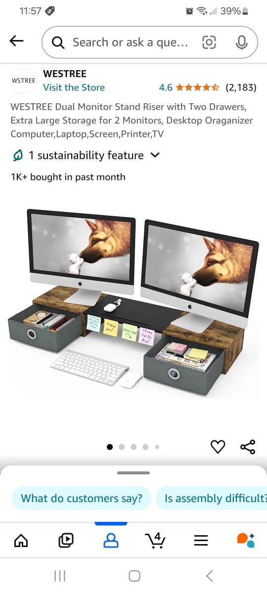 Computer Monitor Stand