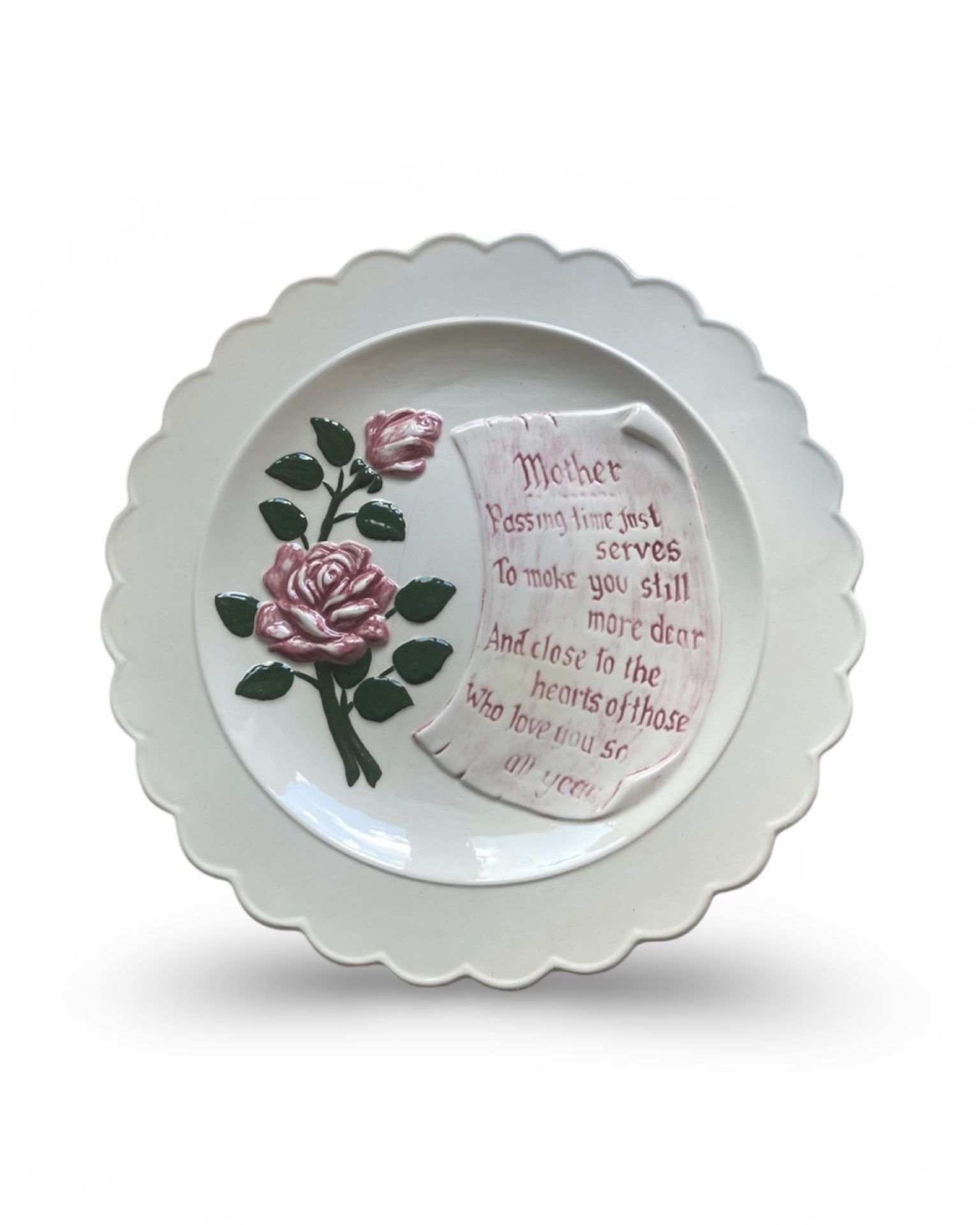 Vintage Decorative Ceramic Mother Quote Plaque/Plate