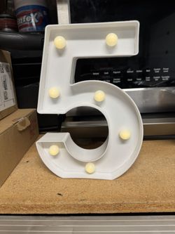 Light Up Number 5