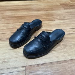 Stefan Cooke Leather Loafer Mule
