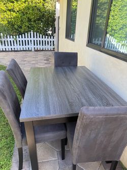 Table and 4 chairs