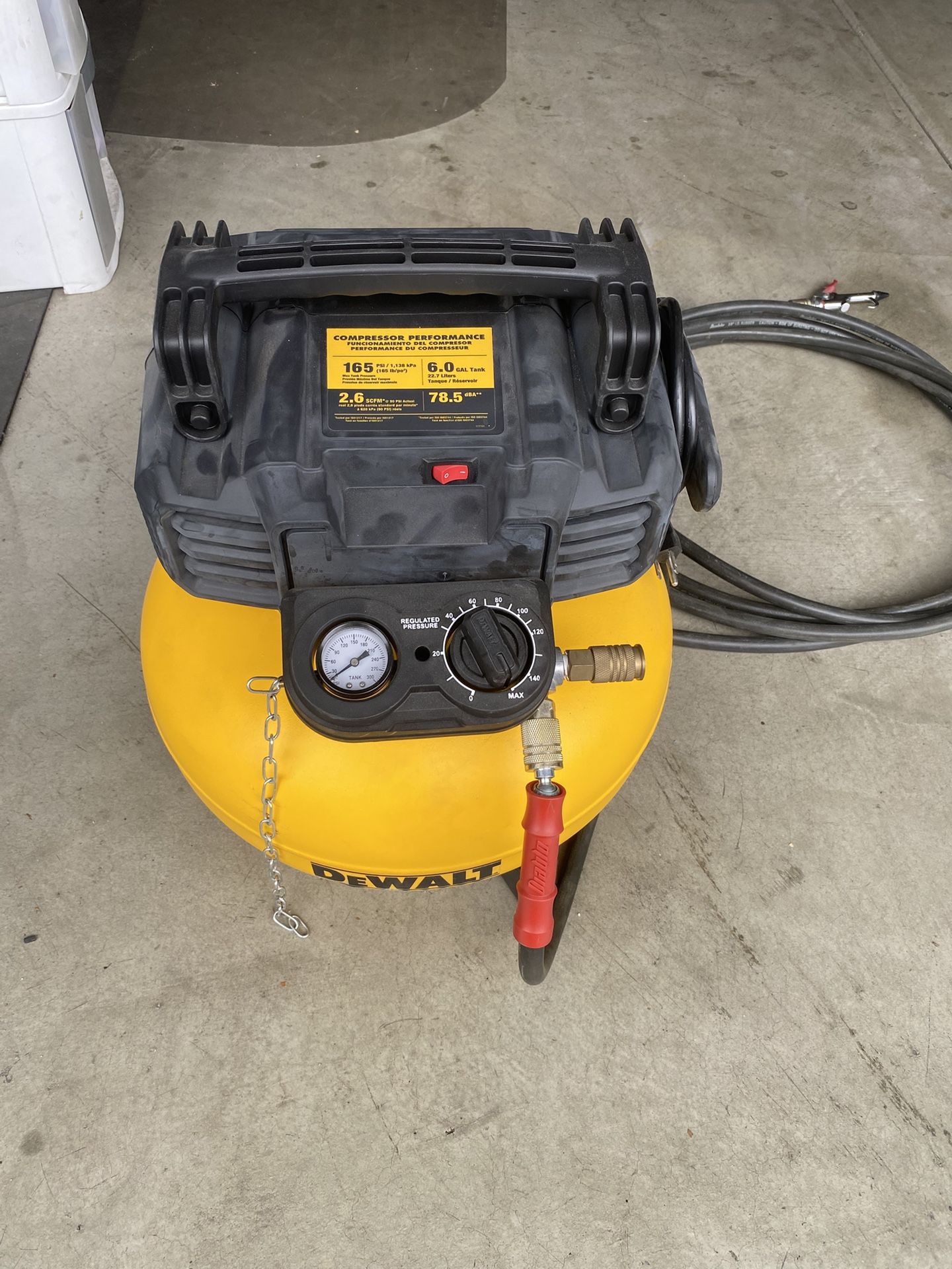 Dewalt 6 Gallon Air Compressor