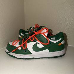 Nike Dunk Low Off-White Green (Rêëp) size - 9.5