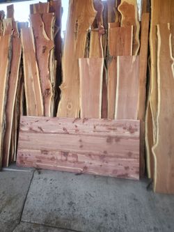 Eastern Red Cedar Live Edge Wood Slabs