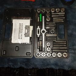 Pittsburgh Carbon Steel Tap And Die Set