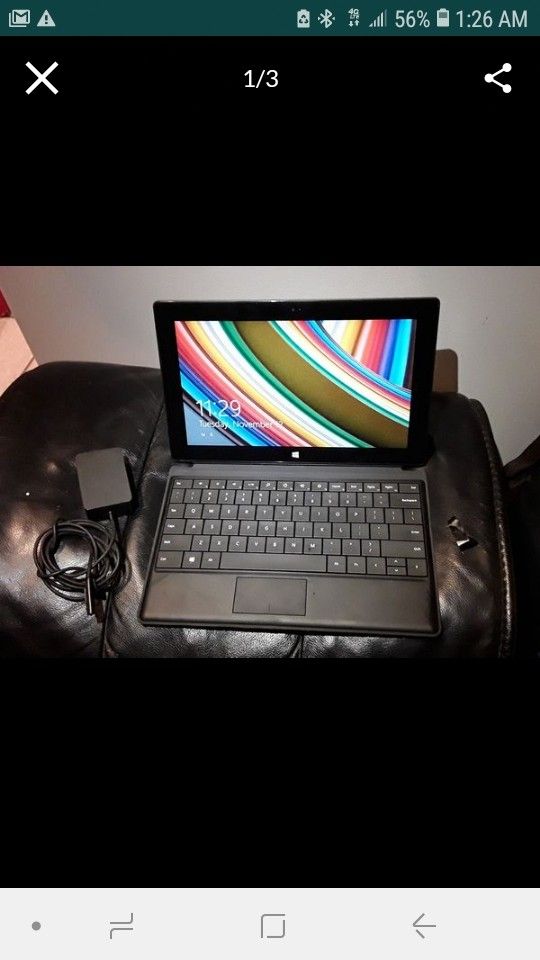 Microsoft Surface RT Win 8.1 Computer l/Tabler