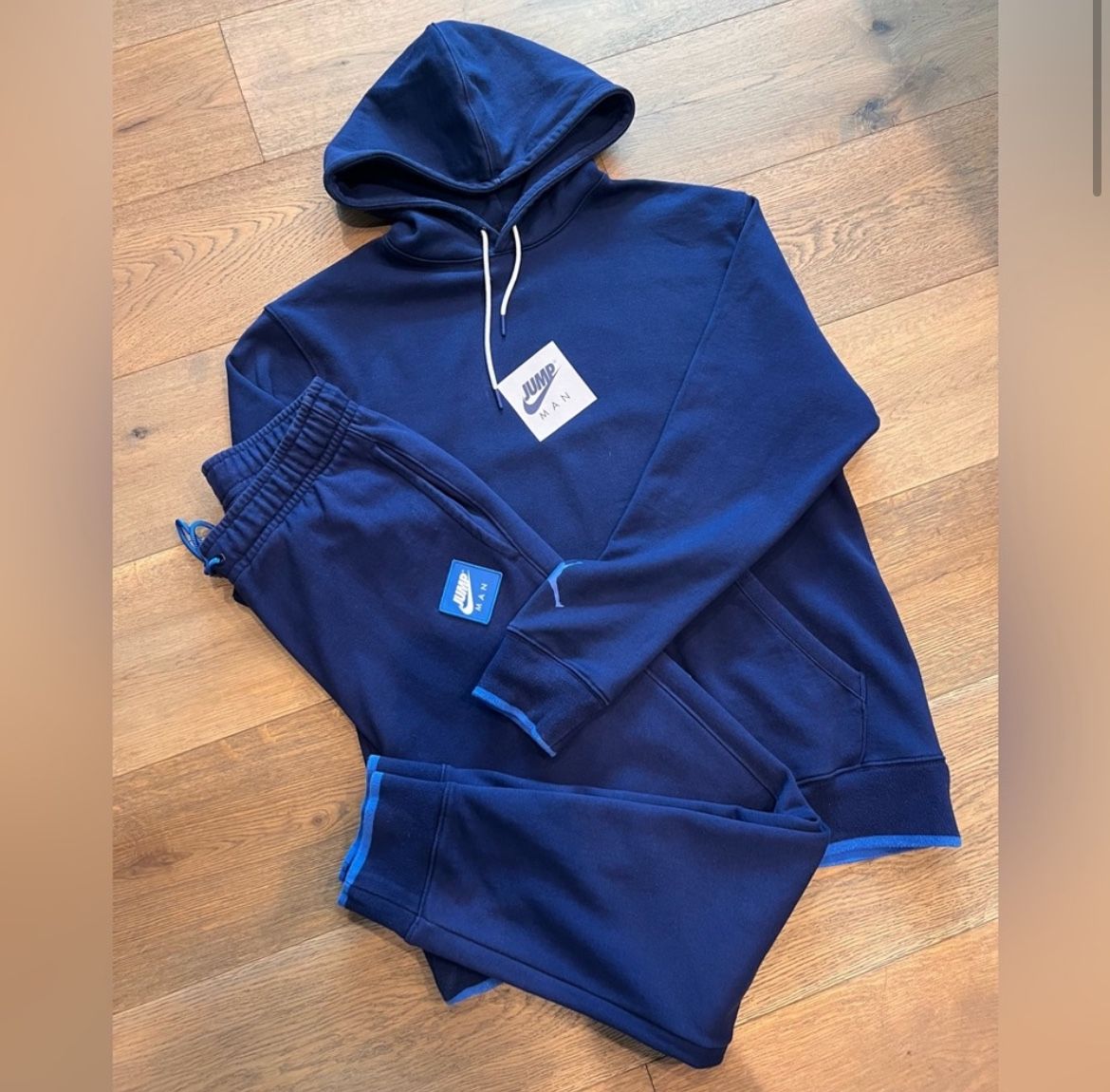 NIKE AIR JORDAN JUMPMAN CLASSICS FLEECE Hoodie & Pant logo