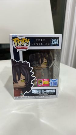 Funko POP Solo Leveling Sung il Hwan SDCC 2026 OFFICIAL CON STICKER  IN HAND