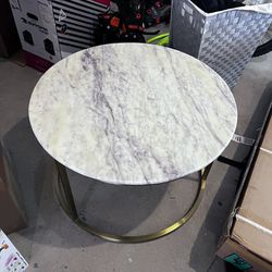 World Market Marble Round Coffee Table