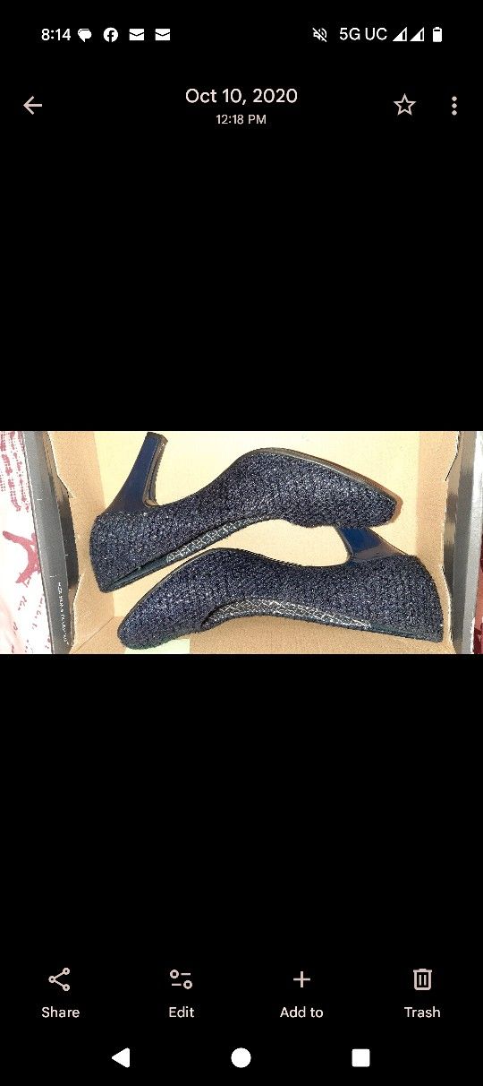 Navy Blue Heels