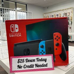 Nintendo Switch V2 Gaming Console New - PAYMENTS AVAILABLE With $1 DOWN