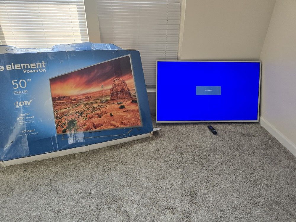 50" ELEMENTS HDMI TV WITH ROKU 