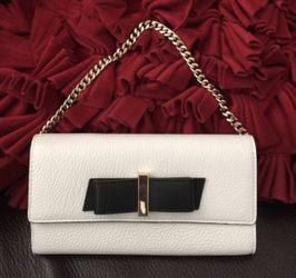 NWT Kate Spade Parchment Drive Milou Leather Wallet /Clutch/Wristlet WLRU2541 AUTHENTIC NEW KATE SPADE MILOU PARCHMENT DRIVE .8 EDIT CARD SLOTS.3 FUL