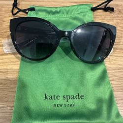 Kate Spade New York Black Cat Eye Sunglasses Brand New With Protective Pouch