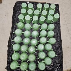 100 Piece JADEITE FIRE KING 