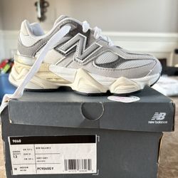 Boys 13C 9060 New Balance Grey 