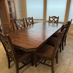 Wood Table That Seats 8