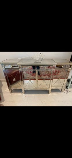 Mirrored Buffet Cabinet