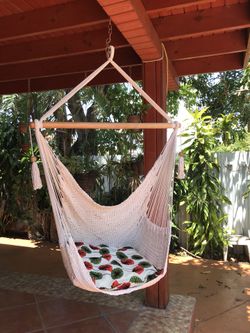 Beautiful macrame hammock ( hamaca de adulto, muy linda)