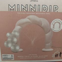 Minnidip Party decor Blush twist And Pearl Garland 